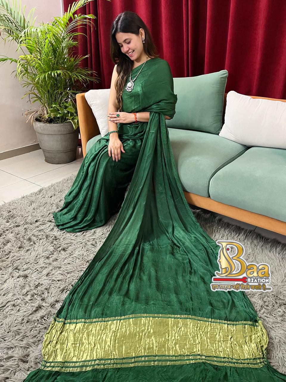 Semi Modal silk Saree
