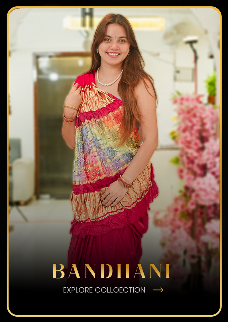 Bandhani Sarees
