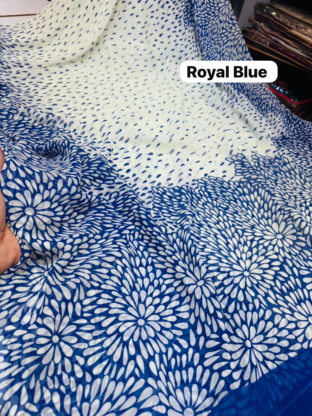 BEAUTIFUL FLORAL PRINT DAILY WEAR SAREES