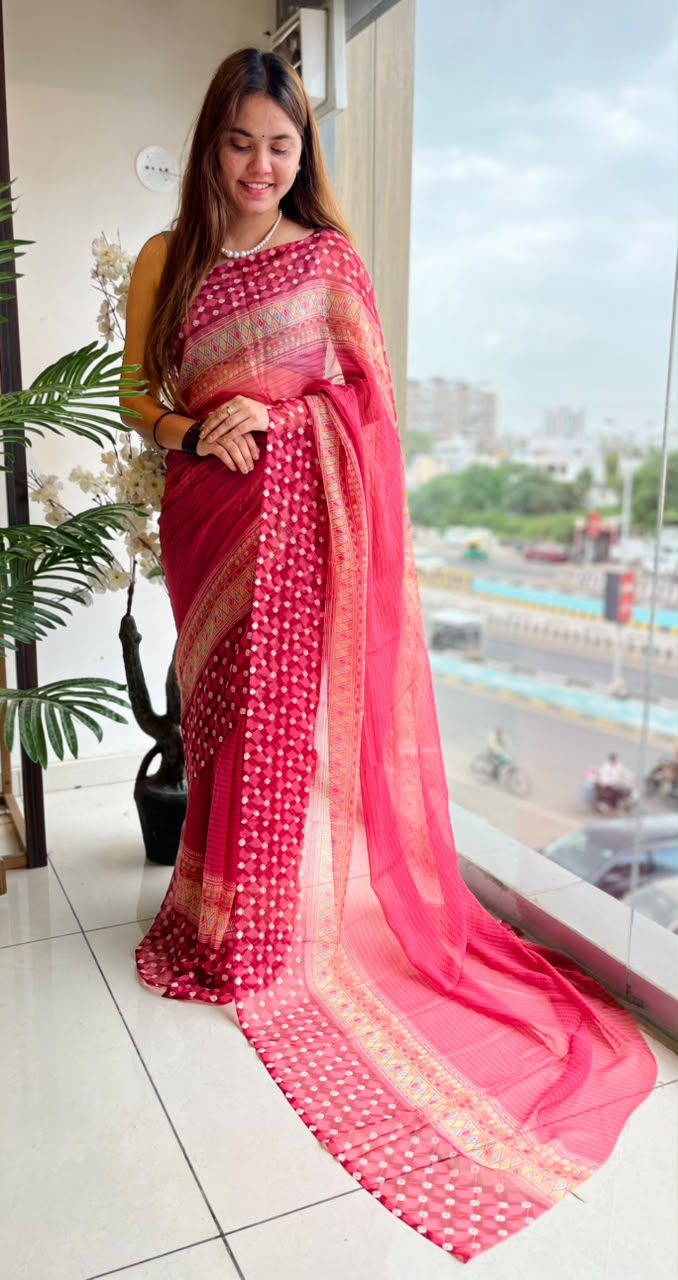 Soft Georgette Fabric Saree
