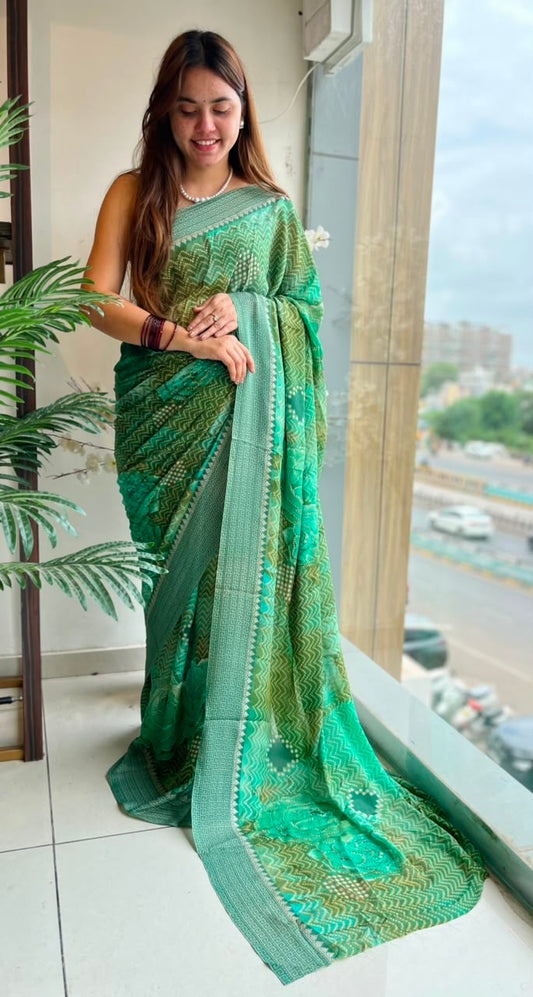 Soft Georgette Fabric Saree