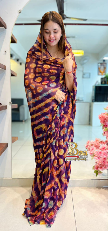 Soft Georgette Daily Wear Saree