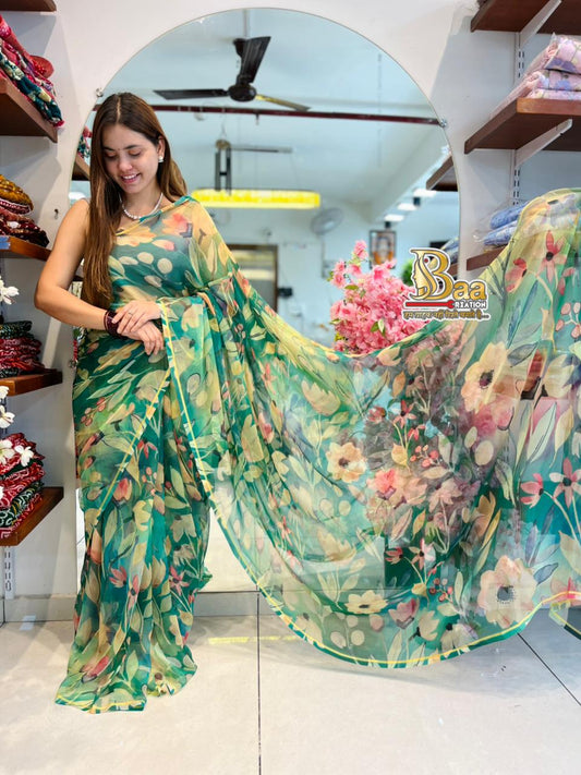 Premium Georgette Catalogue with Blouse