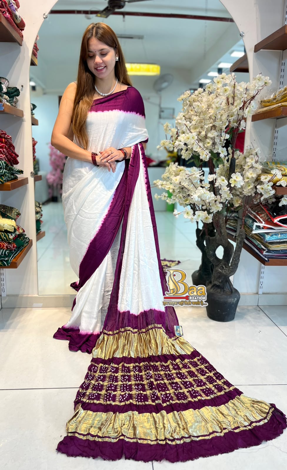 Pure Modal Silk Saree