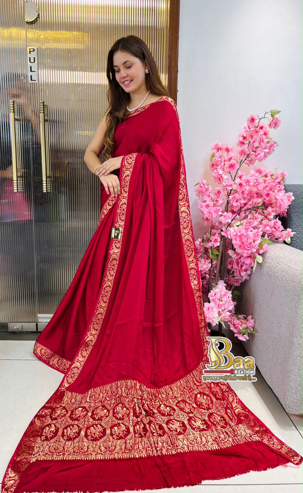 Pure Modal Silk Saree