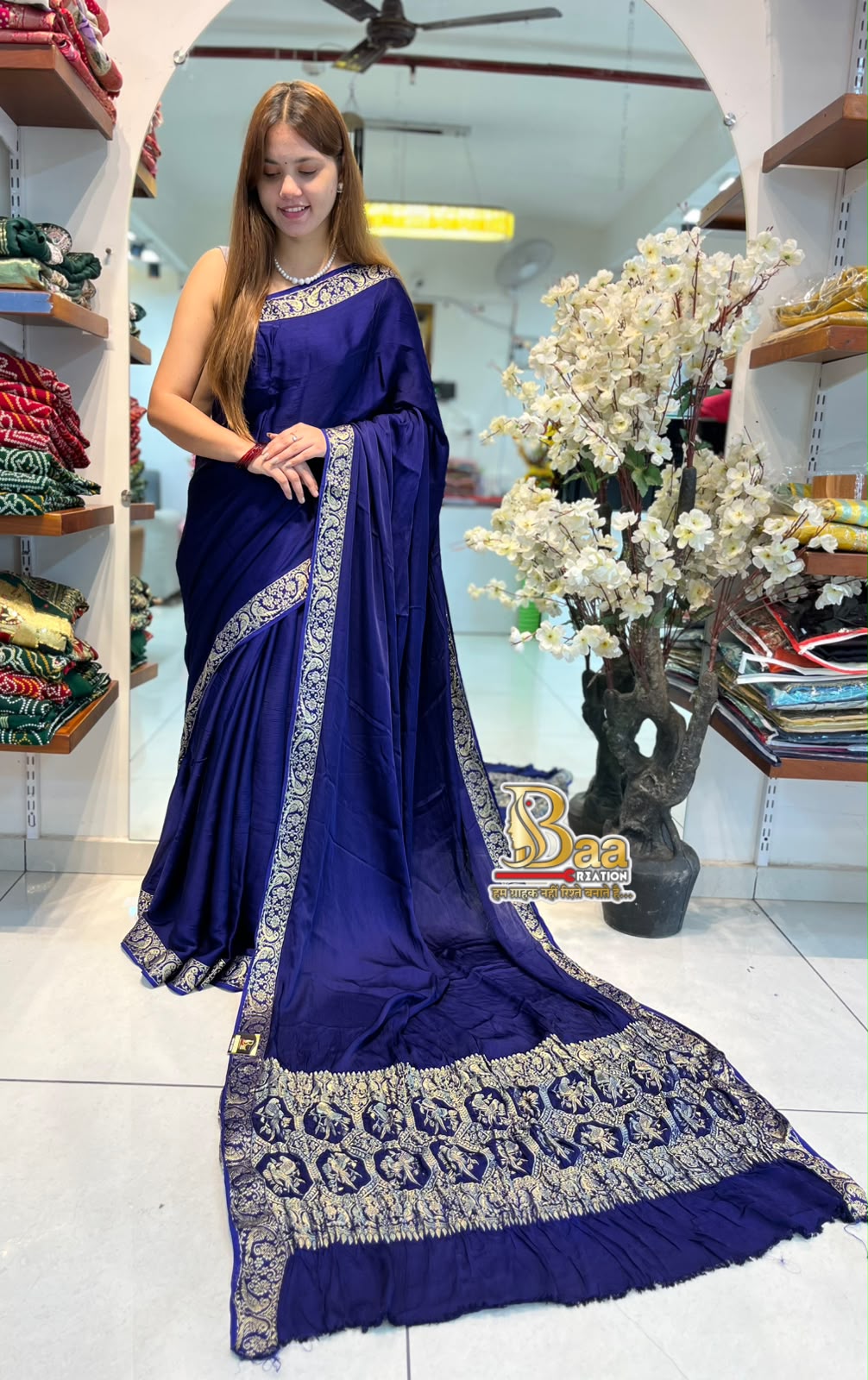 Pure Modal Silk Saree