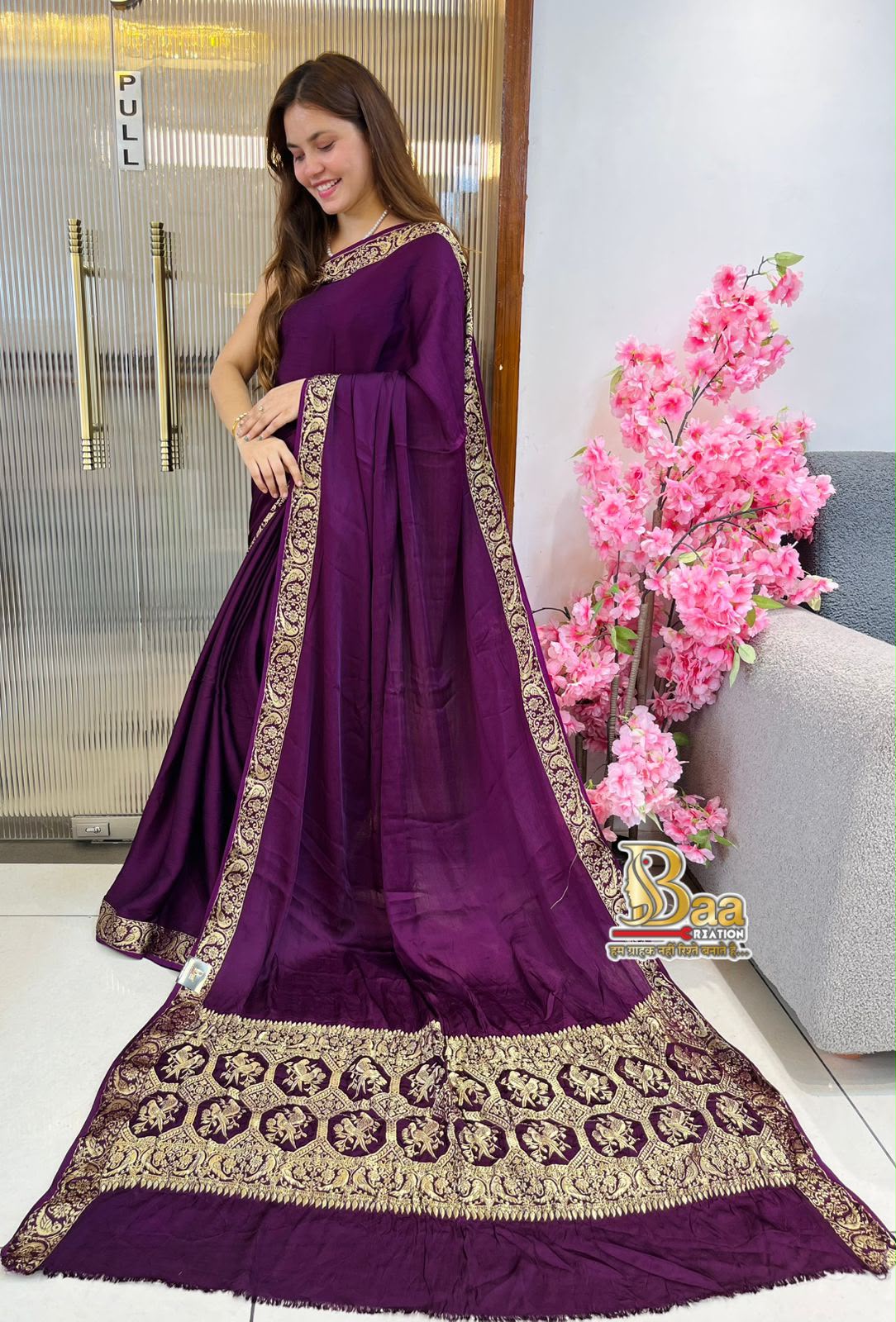 Pure Modal Silk Saree