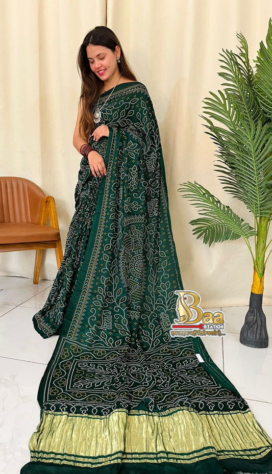 Modal Silk Rasmandal Bandhani