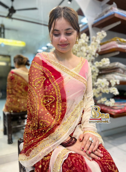 Pure Jamnagari Saree