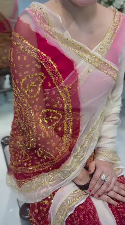 Pure Jamnagari Saree