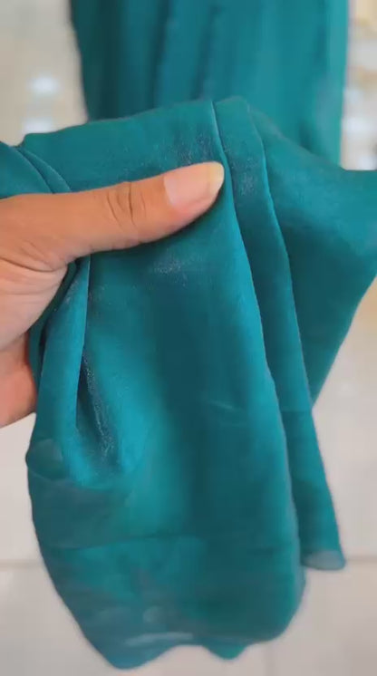 Soft Tissue Plain Saree